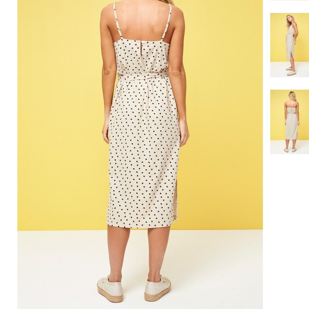 Minkpink pip button side slipe dress - natural - Picture 3 of 3
